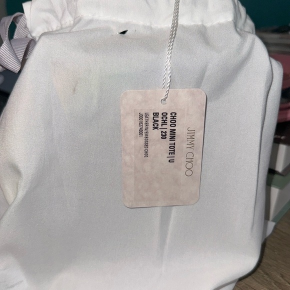New with tags jimmy choo small tote bag with crossbody strap - Picture 2 of 5
